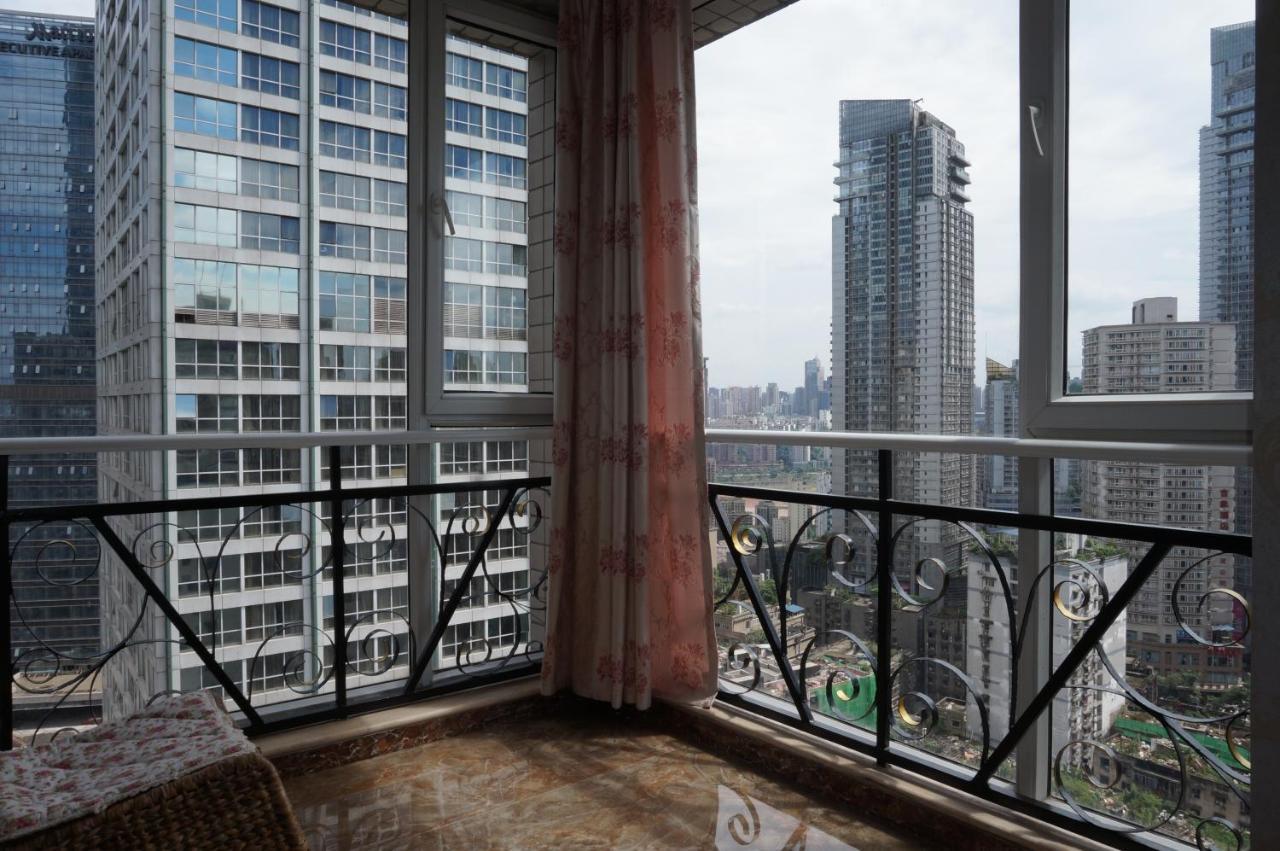Xiao Yu Residential Apartment Near Jiefangbei And Hongya Cave Chongqing Exterior foto