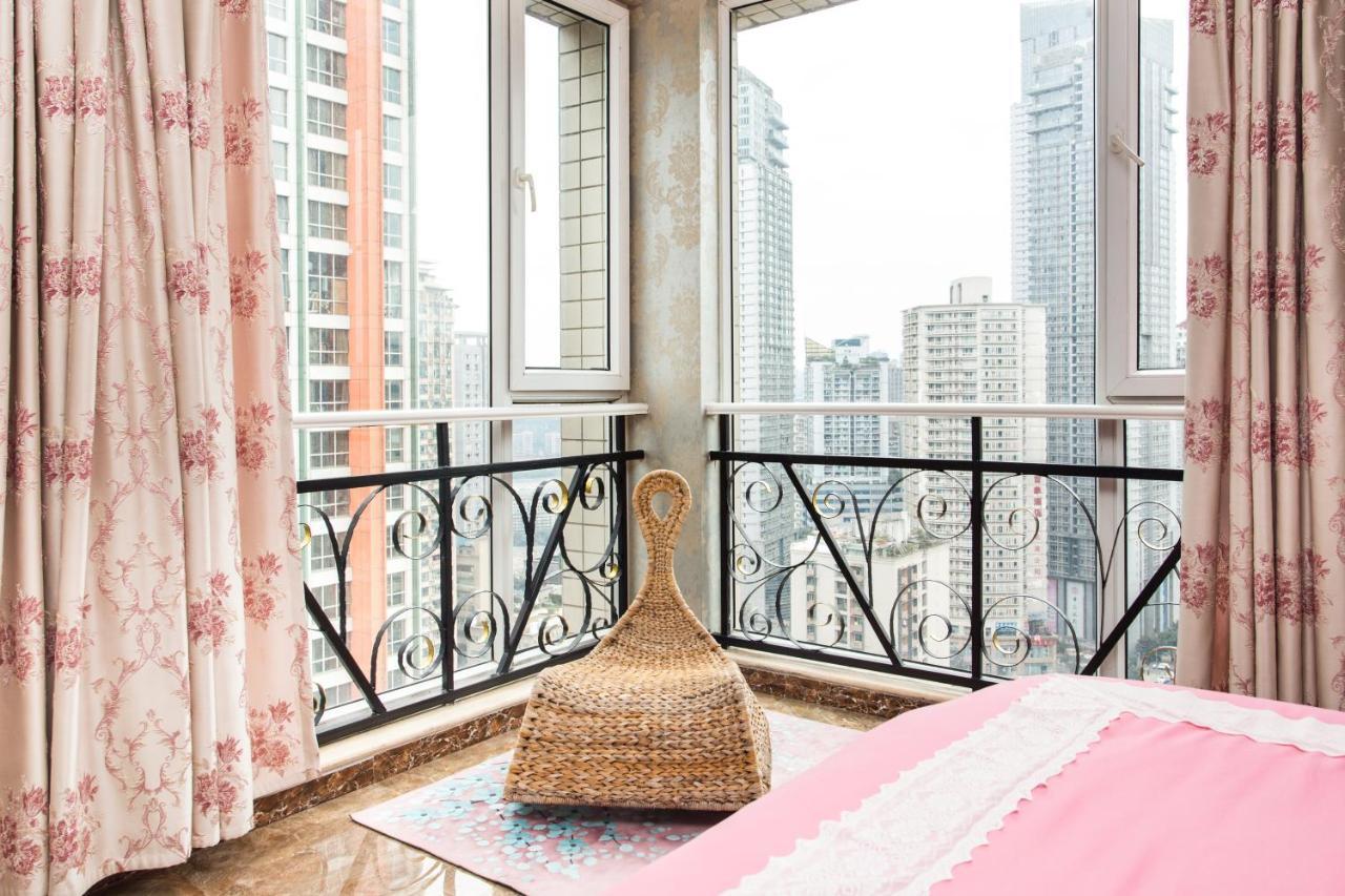 Xiao Yu Residential Apartment Near Jiefangbei And Hongya Cave Chongqing Exterior foto