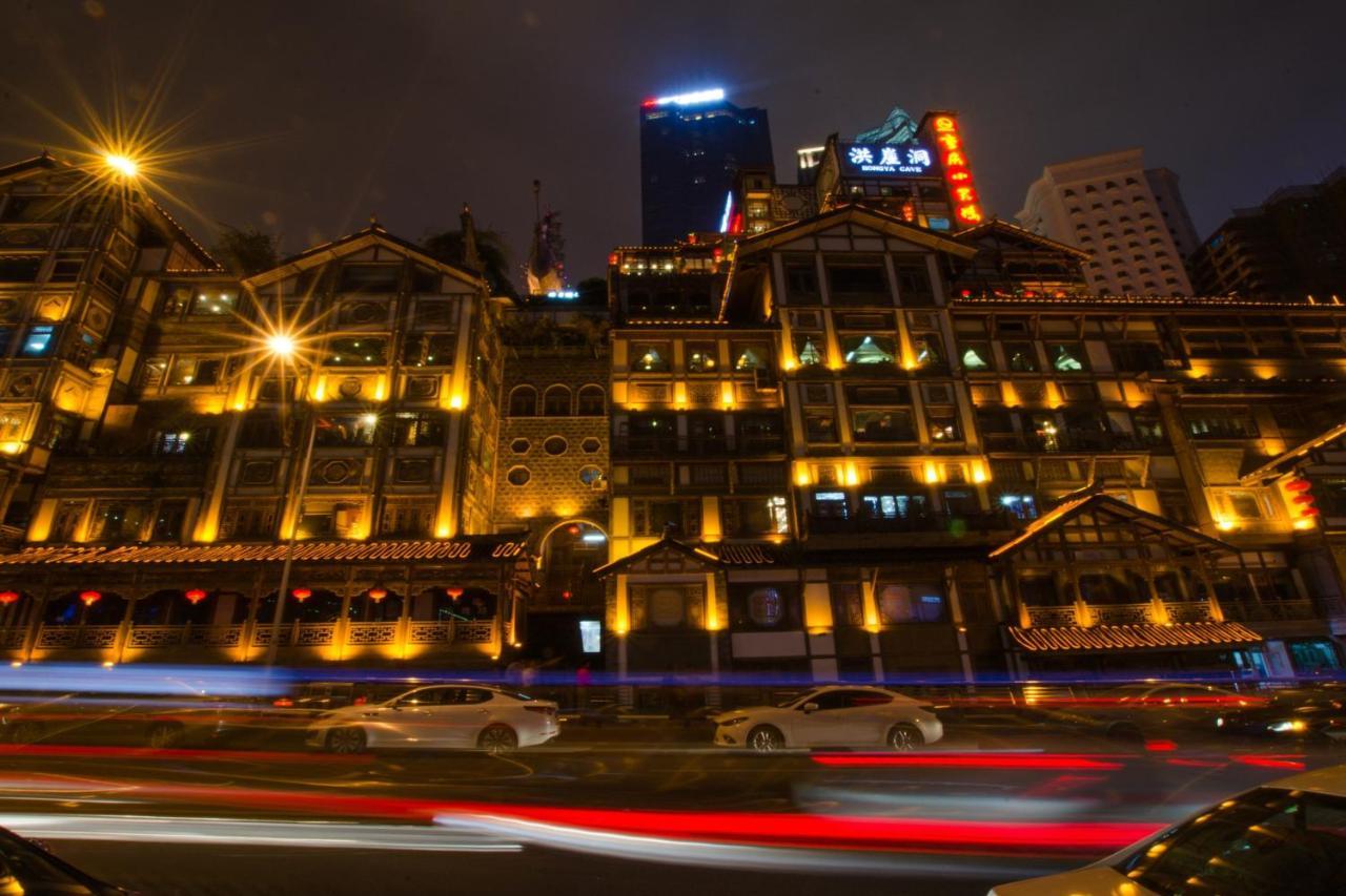 Xiao Yu Residential Apartment Near Jiefangbei And Hongya Cave Chongqing Exterior foto